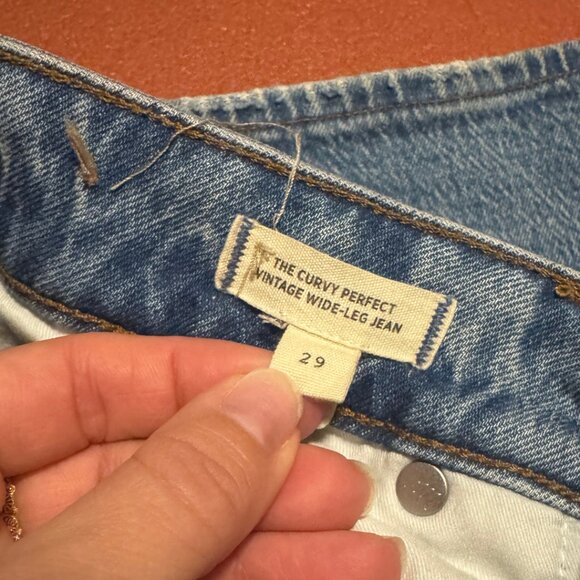 Madewell The Curvy Perfect Vintage Wide-Leg Jean - Picture 3 of 4